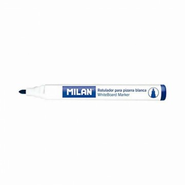 Felt-tip pens Milan Whiteboard Blue (12 Pieces)