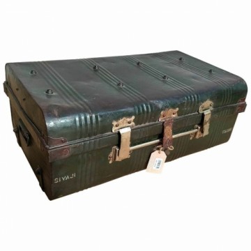 Decorative suitcase Alexandra House Living Brown Iron Traditional style 42 x 29 x 61 cm