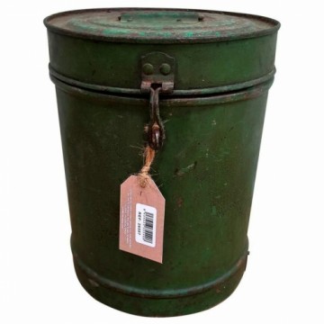 Decorative canister Alexandra House Living Brown Iron Traditional style 23 x 29 x 23 cm