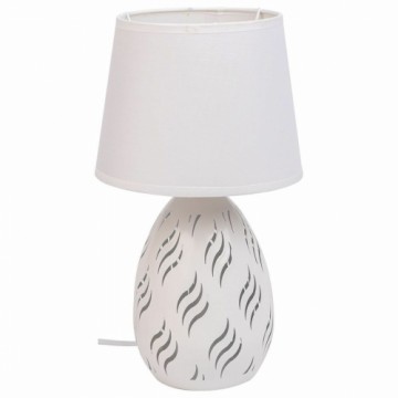 Desk lamp Alexandra House Living White Metal Cloth 220-240 V 18 x 31 x 18 cm