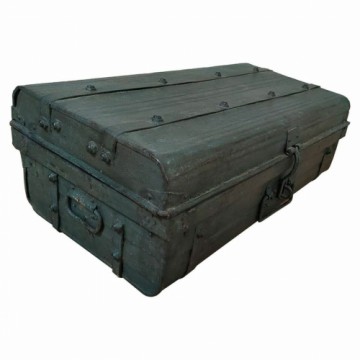 Decorative suitcase Alexandra House Living Grey Iron Traditional style 37 x 24 x 69 cm