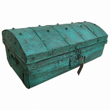 Decorative suitcase Alexandra House Living Green Iron Traditional style 35 x 27 x 66 cm