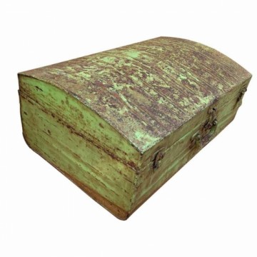 Decorative suitcase Alexandra House Living Green Iron Traditional style 38 x 25 x 59 cm