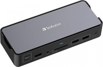 USB centrmezgls Verbatim USB-C Pro Docking Station 15 in 1