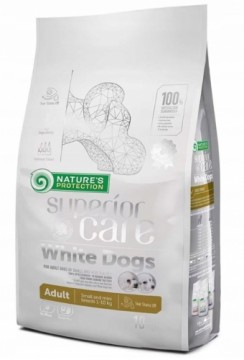 NATURE'S PROTECTION Superior Care White Dogs Grain Free Adult Small Lamb - dry dog ​​food - 10 kg