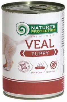 NATURE'S PROTECTION Puppy Veal - wet food for puppies - 400 g