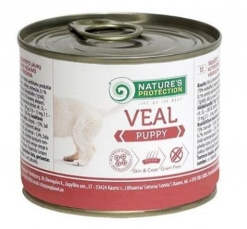 NATURE'S PROTECTION Puppy Veal - wet food for puppies - 200 g