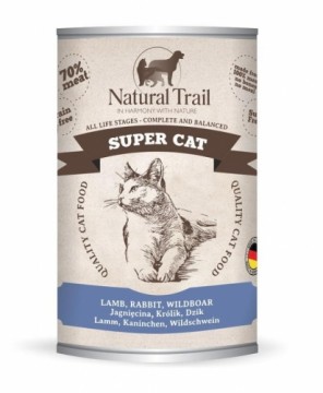 NATURAL TRAIL Cat  Super Lamb, Rabbit,Wildboar 400g