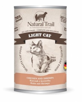 NATURAL TRAIL Cat  Light Chicken, Shrimps  400g