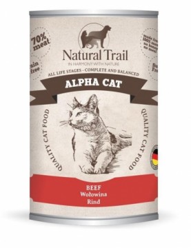 NATURAL TRAIL Cat  Alpha Beef puszka 400g