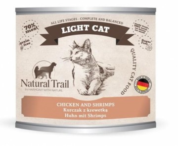 NATURAL TRAIL Cat  Light Chicken, Shrimps 200g