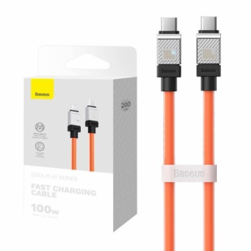 Cable USB-C do USB-C Baseus CoolPlay 100W 2m (orange)