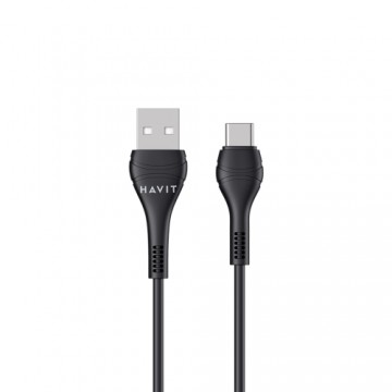 HAVIT cable  CB6161 USB - USB-C  1,0m  black