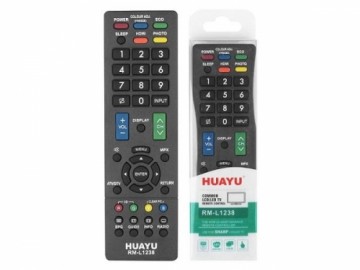 Lamex LXH1238 TV remote control LCD / LED SHARP RM-L1238 3D