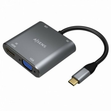 Адаптер USB-C — VGA/HDMI Aisens A109-0626