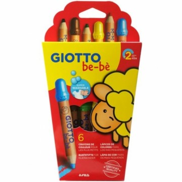 Colouring pencils Giotto Be-Be Multicolour (6 Units)