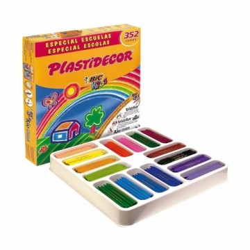 Coloured crayons Plastidecor Kids Multicolour Box