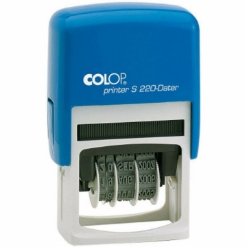 Stamp Colop 136429 Blue White Black