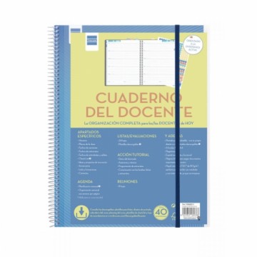 Diary Finocam 5340200 Blue A4 Teaching