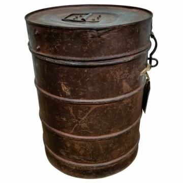 Decorative canister Alexandra House Living Brown Iron Traditional style 26 x 35 x 26 cm