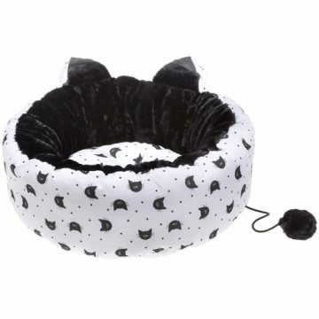 Cat Bed Ferplast Bedding White Black