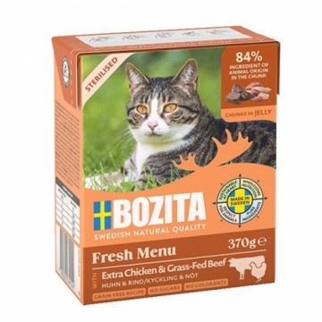 BOZITA Fresh Menu Sterilised Extra Chicken with beef  - wet cat food - 370g