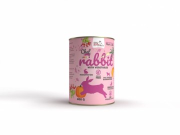 SYTA MICHA Rabbit with vegetables for puppy - wet dog food - 400g