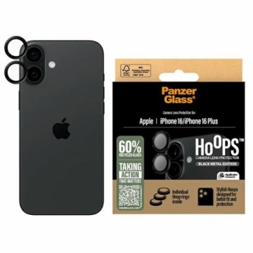 PanzerGlass Hoops Black Lens Protector iPhone 16 6.1" | 16 Plus 6.7" 1283