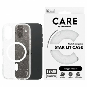 CARE by PanzerGlass Flagship Star Lit Case iPhone 16 6,1" biały|white MagSafe 1341