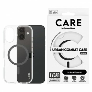 CARE by PanzerGlass Flagship Case iPhone 16 6.1" czarny|black MagSafe 1345