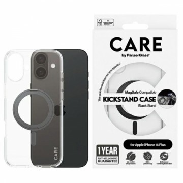 CARE by PanzerGlass Feature Kickstand Case iPhone 16 Plus 6,7" czarny|black MagSafe 1323