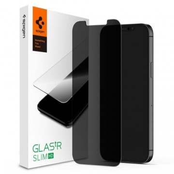 TEMPERED GLASS Spigen GLASS.TR IPHONE 12|12 PRO PRIVACY