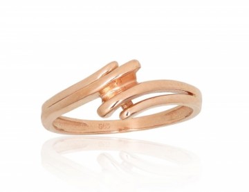 Gold ring #1101188(Au-R), Red Gold 585°, Size: 17.5, 2.18 gr.