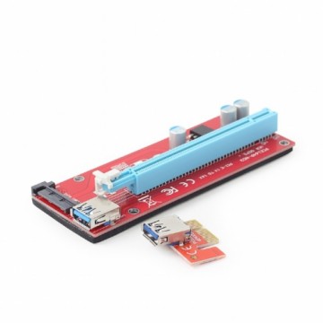 PCI-Express riser add-on card, SATA power