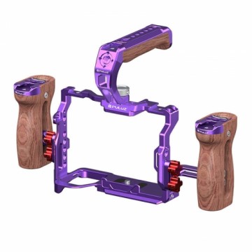 Metal Camera Cage Puluz with Handle For Sony A7R5 | A7M4 (Purple)