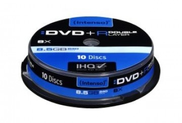 Intenso DVD+R 8.5GB  DL  8x (10) 45725  4034303006922