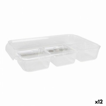 Daudzfunkcionāls Organizators Confortime Caurspīdīgs 37,5 x 23,5 x 5, cm (12 gb.)