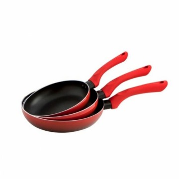 Set of pans Quid Tokio Red Metal (3 pcs)