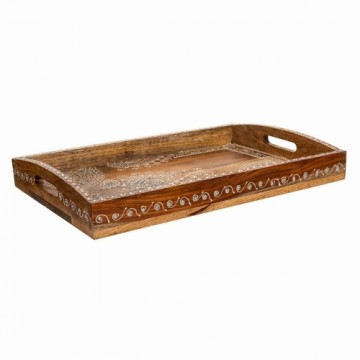 Поднос Alexandra House Living Белый Натуральный Древесина манго 29 x 6 x 43 cm