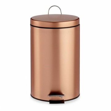 Pedal bin Metal Copper Plastic 7 L (20,5 x 30,5 x 26 cm)