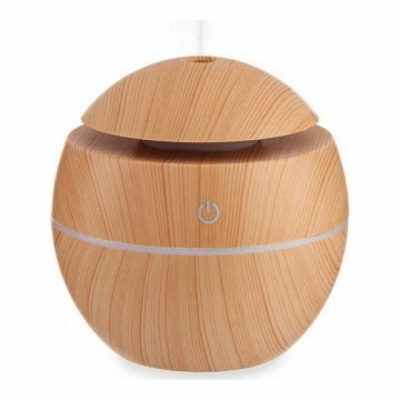 Aroma Diffuser Humidifier with Multicolour LED Brown Plastic (130 ml) (10 x 10 x 10 cm)