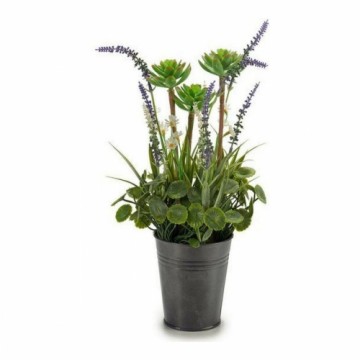 Ibergarden Dekoratīvs Augs 8430852222176 Lavanda Violets Metāls Balts Zaļš Plastmasa 13 x 40 x 13 cm