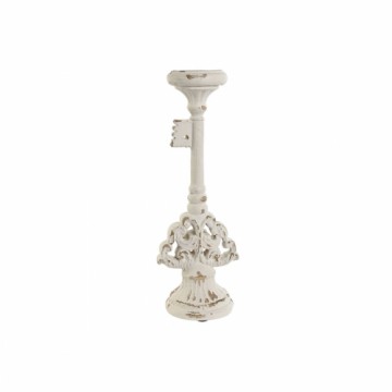 Candleholder Home ESPRIT White Resin 18 x 18 x 50 cm 18 x 15 x 51,5 cm