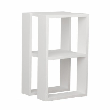 Centre Table Alexandra House Living White Wood MDP 60 x 32 x 60 cm 1 Shelves