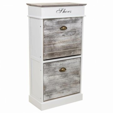 Shoe Rack Alexandra House Living White 28 x 98 x 50 cm 2 drawers