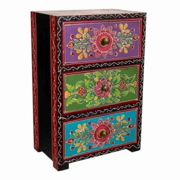 Шкатулка Alexandra House Living Краска Деревянный MDF 11 x 28 x 19 cm 3 ящика