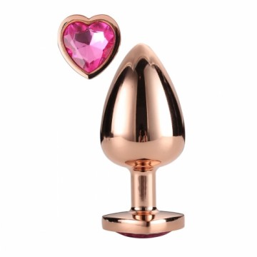 Анальный пробка Dream Toys Gleaming Love Позолоченный