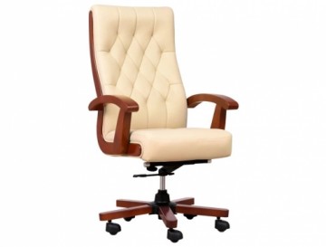 Bemondi CONSUL cream leather armchair