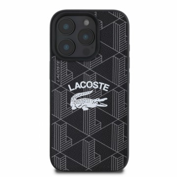 Lacoste Blend Monogram MagSafe Case for iPhone 16 Pro Black