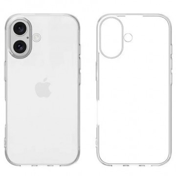 Fusion Accessories Fusion Ultra Back Case 2 mm прочный силиконовый чехол для Apple iPhone 16 Plus Прозрачный